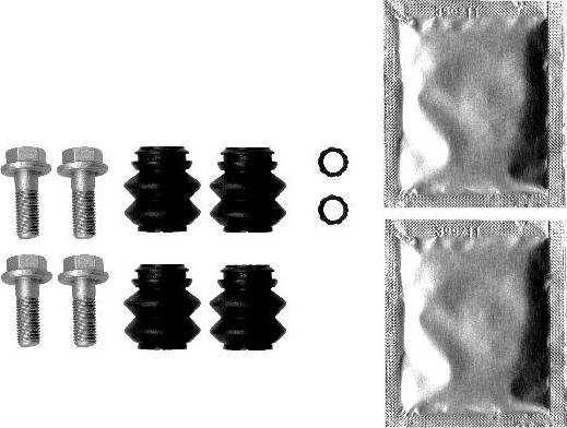 HELLA 8DZ 355 201-671 - Водеща втулка, спирачен апарат vvparts.bg