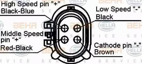 HELLA 8EW 351 040-101 - Вентилатор, конденсатор на климатизатора vvparts.bg