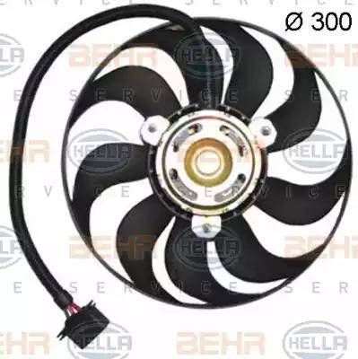 HELLA 8EW 351 150-084 - Вентилатор, охлаждане на двигателя vvparts.bg