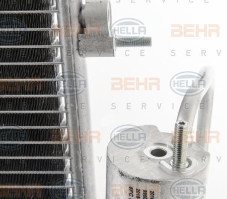 HELLA 8FC 351 344-511 - Кондензатор, климатизация vvparts.bg