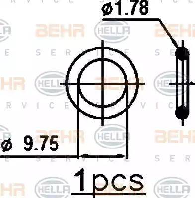 HELLA 8FC 351 301-761 - Кондензатор, климатизация vvparts.bg