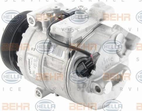 HELLA 8FK 351 006-421 - Компресор, климатизация vvparts.bg