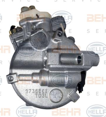 HELLA 8FK 351 006-131 - Компресор, климатизация vvparts.bg