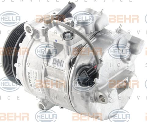 HELLA 8FK 351 006-391 - Компресор, климатизация vvparts.bg