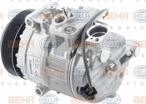 HELLA 8FK 351 006-381 - Компресор, климатизация vvparts.bg