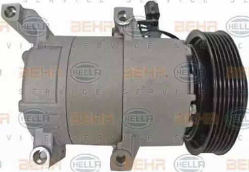 HELLA 8FK 351 001-351 - Компресор, климатизация vvparts.bg