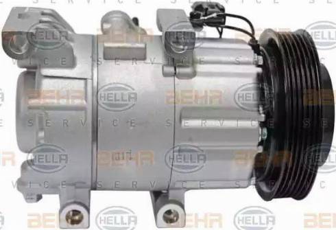 HELLA 8FK 351 001-311 - Компресор, климатизация vvparts.bg