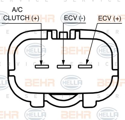 HELLA 8FK 351 008-111 - Компресор, климатизация vvparts.bg