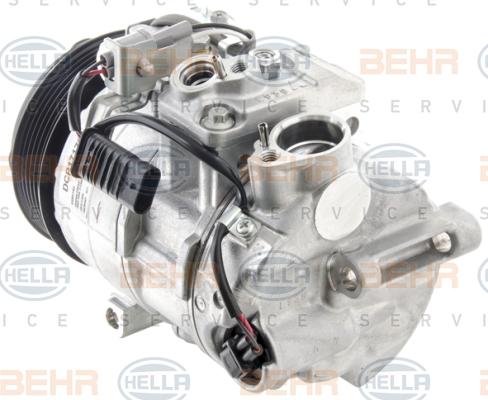 HELLA 8FK 351 008-301 - Компресор, климатизация vvparts.bg