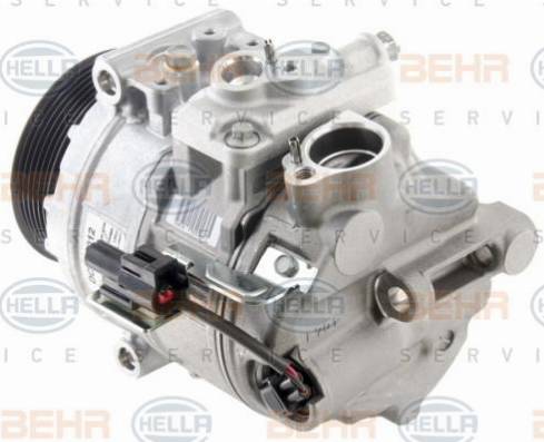 HELLA 8FK 351 008-321 - Компресор, климатизация vvparts.bg