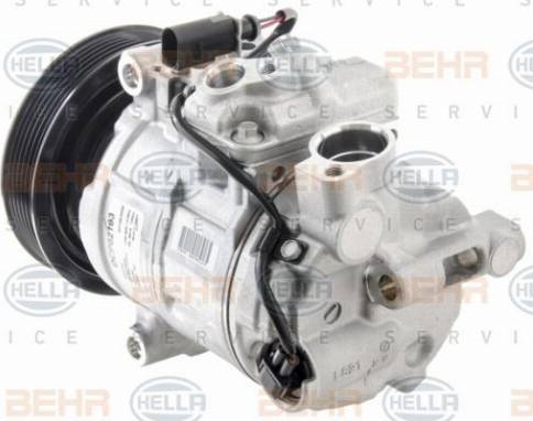 HELLA 8FK 351 008-261 - Компресор, климатизация vvparts.bg