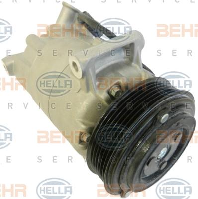 HELLA 8FK 351 002-781 - Компресор, климатизация vvparts.bg