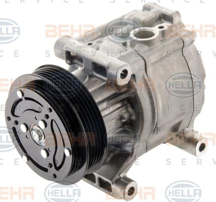 HELLA 8FK 351 007-201 - Компресор, климатизация vvparts.bg