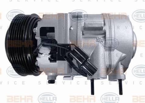 HELLA 8FK 351 010-061 - Компресор, климатизация vvparts.bg