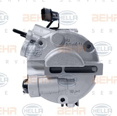 HELLA 8FK 351 010-061 - Компресор, климатизация vvparts.bg