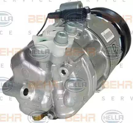 HELLA 8FK 351 109-871 - Компресор, климатизация vvparts.bg