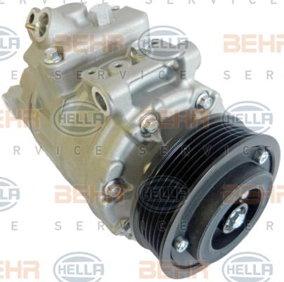 HELLA 8FK 351 105-941 - Компресор, климатизация vvparts.bg