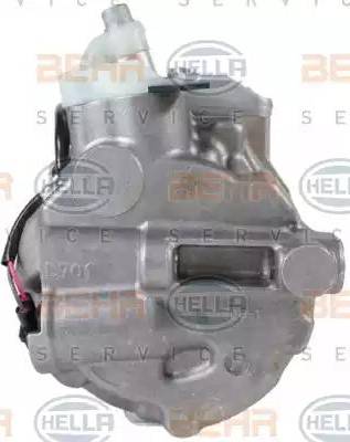 HELLA 8FK 351 105-131 - Компресор, климатизация vvparts.bg