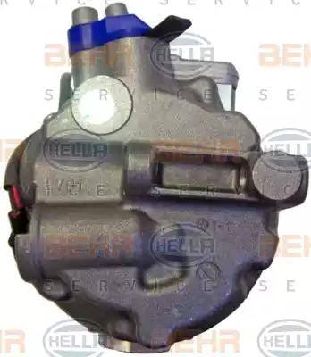 HELLA 8FK 351 105-381 - Компресор, климатизация vvparts.bg