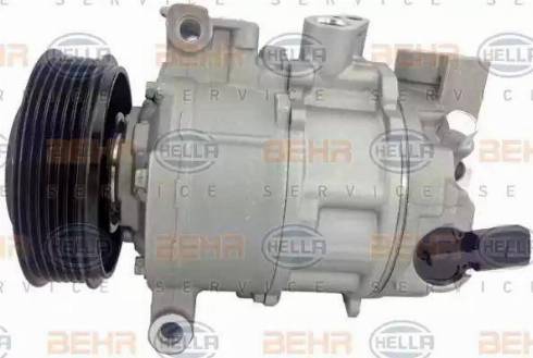 HELLA 8FK 351 105-711 - Компресор, климатизация vvparts.bg