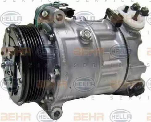 HELLA 8FK 351 106-441 - Компресор, климатизация vvparts.bg