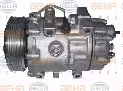 HELLA 8FK 351 106-421 - Компресор, климатизация vvparts.bg