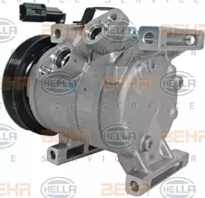 HELLA 8FK 351 106-371 - Компресор, климатизация vvparts.bg