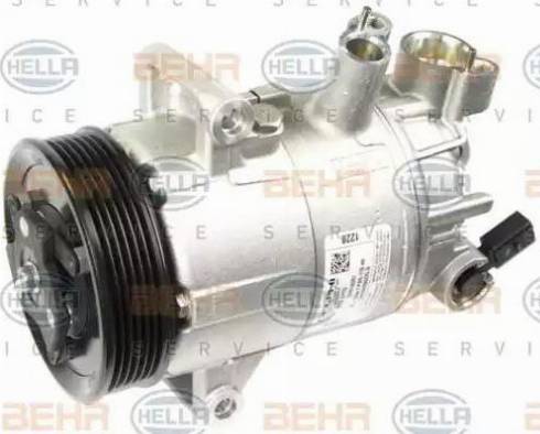 HELLA 8FK 351 106-251 - Компресор, климатизация vvparts.bg