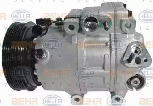 HELLA 8FK 351 106-231 - Компресор, климатизация vvparts.bg