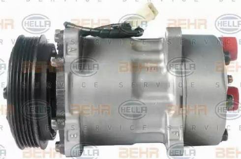 HELLA 8FK 351 119-551 - Компресор, климатизация vvparts.bg