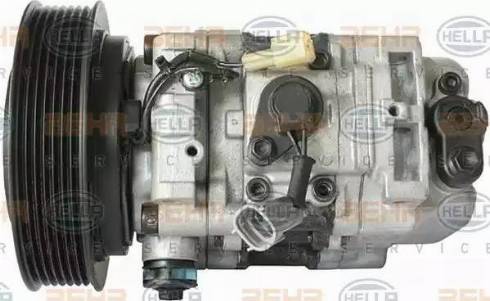 HELLA 8FK 351 114-511 - Компресор, климатизация vvparts.bg