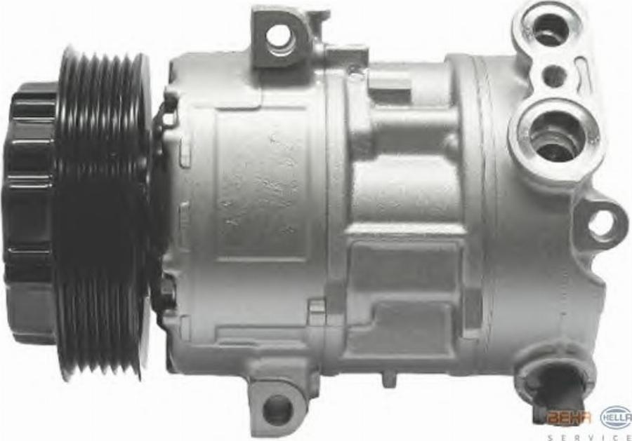 HELLA 8FK 351 114-601 - Компресор, климатизация vvparts.bg