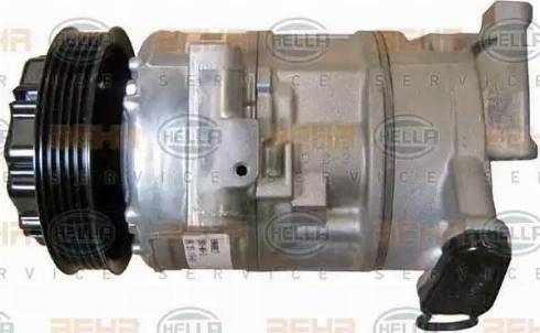 HELLA 8FK 351 114-111 - Компресор, климатизация vvparts.bg