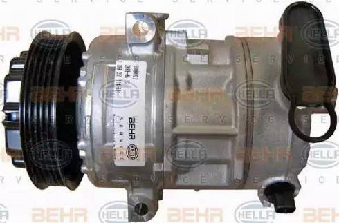 HELLA 8FK 351 114-111 - Компресор, климатизация vvparts.bg