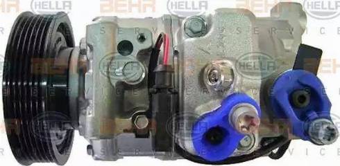 HELLA 8FK 351 114-221 - Компресор, климатизация vvparts.bg