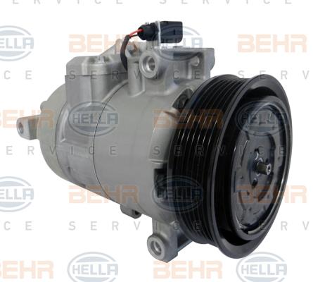 HELLA 8FK 351 114-721 - Компресор, климатизация vvparts.bg