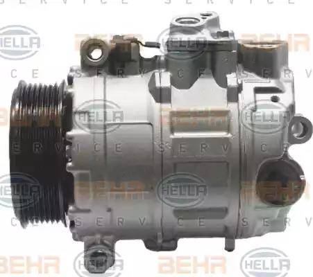 HELLA 8FK 351 110-871 - Компресор, климатизация vvparts.bg