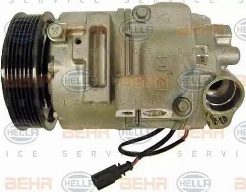 HELLA 8FK 351 110-241 - Компресор, климатизация vvparts.bg