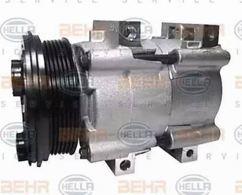 HELLA 8FK 351 113-581 - Компресор, климатизация vvparts.bg