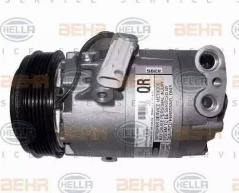 HELLA 8FK 351 134-461 - Компресор, климатизация vvparts.bg