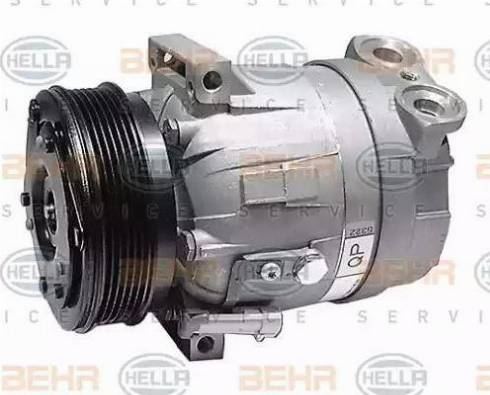 HELLA 8FK 351 134-081 - Компресор, климатизация vvparts.bg