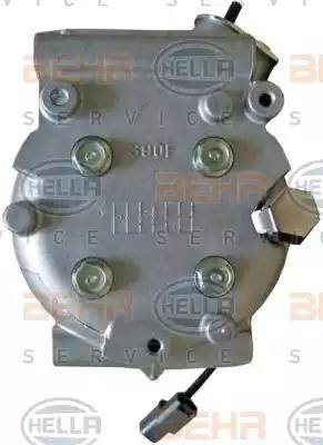 HELLA 8FK 351 134-141 - Компресор, климатизация vvparts.bg