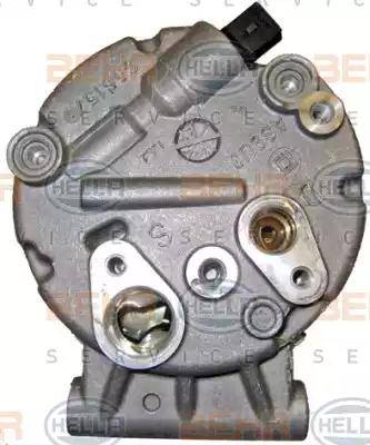 HELLA 8FK 351 135-111 - Компресор, климатизация vvparts.bg