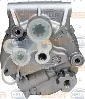 HELLA 8FK 351 135-361 - Компресор, климатизация vvparts.bg