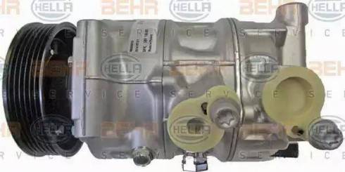 HELLA 8FK 351 136-061 - Компресор, климатизация vvparts.bg