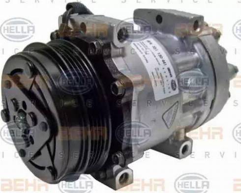 HELLA 8FK 351 130-641 - Компресор, климатизация vvparts.bg