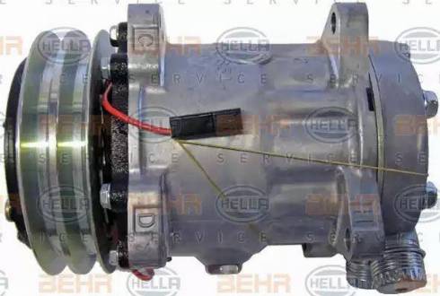 HELLA 8FK 351 130-131 - Компресор, климатизация vvparts.bg