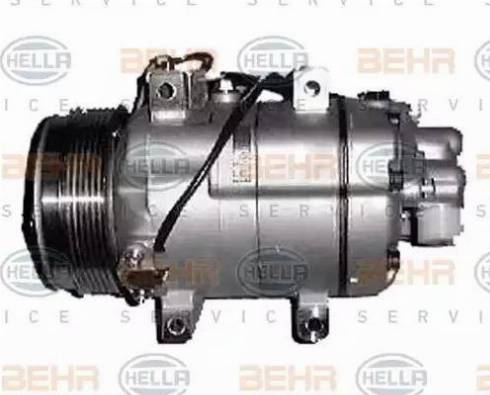 HELLA 8FK 351 133-411 - Компресор, климатизация vvparts.bg