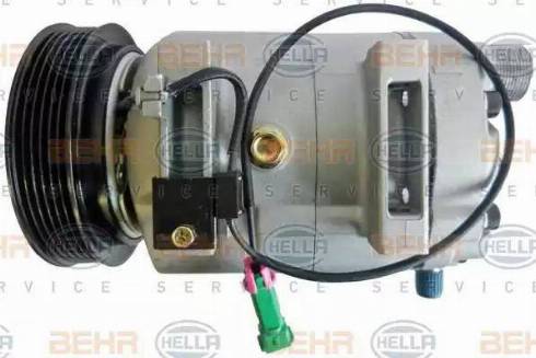 HELLA 8FK 351 133-521 - Компресор, климатизация vvparts.bg