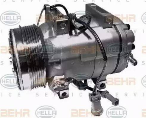 HELLA 8FK 351 133-031 - Компресор, климатизация vvparts.bg